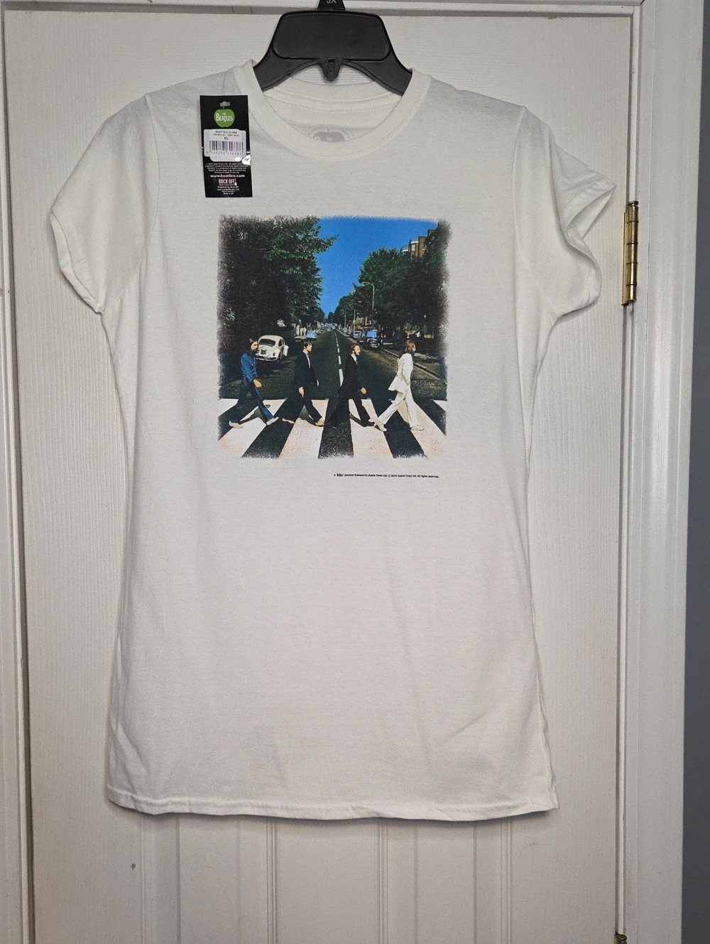 The Beatles White Short Sleeve Abbey Road Graphic Tee